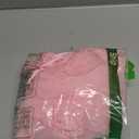 OYOANGLE Women's Lace Sheer Bow Chemise Nightgown and Thongs See Through Lingerie Set Pink Small