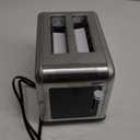 2 Slice Toaster Touch Screen, Stainless Steel Toasters Digital Timer 2 Slot Toasters, 8 Shade Settings 6 Bread Types for Bagel, Cancel, DefrostStainless Steel