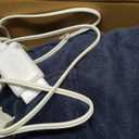 Sunbeam Microplush Heated Throw, Royal Blue