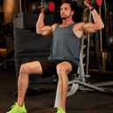 TACVASEN Men's Tank Top Cotton Moisture Wicking Muscle Shirt Summer Sleeveless Shirts Gym Workout Tank (Gray, L)