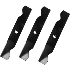 (3 Pack) Replacement Lawn Mower High Lift Blades for 187254 187256 532187254 532187256 574292401 - Compatible with Craftsman, Poulan, Husqvarna - 54 Deck