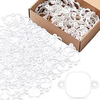 Kittmip 120 Pcs Mount Compatible with Pro Permanent Outdoor Lights Brackets for Soffit, Eave, Fascia, Clip for Installation Compatible with H706 (White)