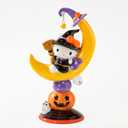 Blue Sky Clayworks Hello Kitty Moonlight Figurine, Ceramic, 5" L x 4" W x 8" H, Crescent Wish Perch