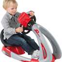 Smoby: V8 Driver, Kids Can Play and Develop Real Life Skills, Features Includes Back Lit Screen, Real Sounds and Mechanical Pedals, for Ages 3 and up, Large