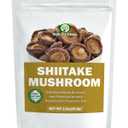Dried Sliced Shiitake Mushrooms - 2.8oz(80.0g), All-Natural Shiitake Mushroom Slices for Cooking, Soup and Vegan Recipes, No Additives, No GMO (EXP 03/30/27)