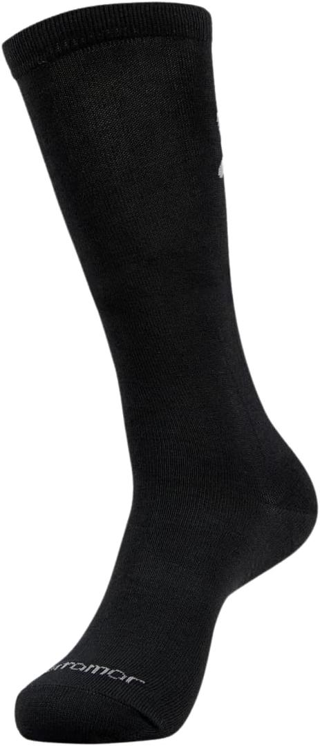 Terramar Adult Thermasilk Hiking Sock, Liners Calf Sock, Pack liner (Small, Black)