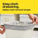 2 x Glad Small Drawstring Trash Bags with Clorox, 4 Gal, Lemon Fresh Bleach, 34 Ct (Package May Vary)