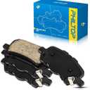PHILTOP D1402 Ceramic Rear Brake Pads For 2009 2010 2011 2012 2013 2014 2015 Venza