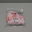 Kucnuzki Baby Girl Swimsuit Newborn One Piece Bathing Suit Bow Tie Bikini Tankini Infant Swimwear with Hat (3-6 Months, Pink Strip)