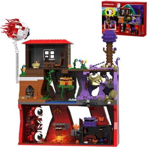 Sandbox Adventure Game Building Block Toys, Game Map Creative Building Toys, Eater of Worlds Compatible with Lego, Christmas Birthday Gift for Adult and Kids 12+ (1177Pcs)