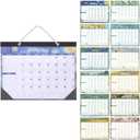 2 x 2026 calendar wall calendar January-December Plan Calendar Festive Days Theme wall calendar 13 x10 Wall Calendars for Office Home Planning & Organizing (styleOil Painting)