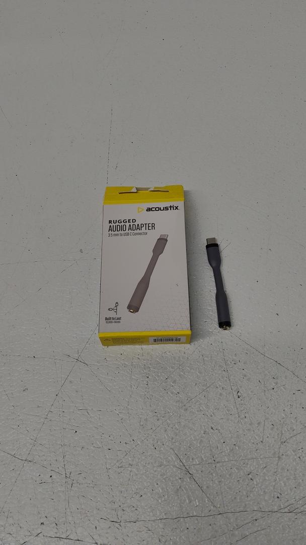 acoustix RUGGED AUDIO ADAPTER 3.5 mm to USB C Connecror