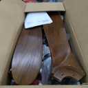 Farmhouse Ceiling Fans with Lights, 60 inch Outdoor Ceiling Fan for Patios with Light, 3 Blades Wood Ceiling Fan Damp Rated Large Airflow Commercial Ceiling Fans for Exterior House Porch Gazebo