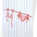 Bikini Summer Posters For Room Bow Ocean Inspired Aesthetic Print Coquette Coastal cowgirl Wall Art Fun and Cute swimsuit Apartment Funky Girly Poster Bedroom Room Decor 16x24inchUnframed (style-3-Unframed)