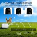 Automatic Dog Ball Launcher, Auto & Manual Dual Mode Dog Ball Thrower, Interactive Dog Toy for Boredom & Brain Stimulation with 4 ETPU Balls, Indoor Outdoor Use for All Breeds