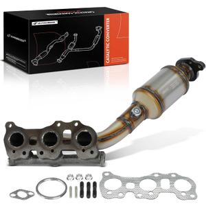 A-Premium Front Left Exhaust Manifold Converter with Gasket Kit Direct-Fit Compatible with Toyota Tacoma 2012 2013 2014 2015 4.0L, E.P.A. Compliant