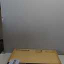 SONGMICS Laundry Hamper with Lid, 17.2 Gallon (65 L) Synthetic Rattan Clothes Laundry Basket with Lid and Handles, Foldable, Removable Liner, Cloud White ULCB165W01