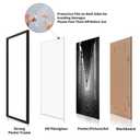 DOAI ART 27x40 Poster Frame Black, Poster Frames 27 x 40 inches