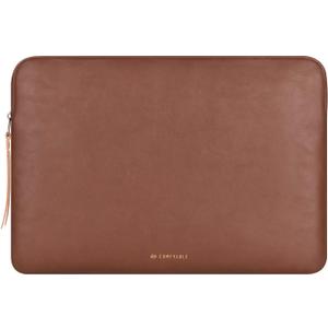 Comfyable Tablet Sleeve Compatible with iPad Air 13 inch M3 2025, iPad Pro 13" M4 2024 with Magic Keyboard & Pencil Holder - PU Leather Bag Slim Protective Cover Case - Brown