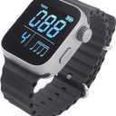 Rockhouse Metronome Watch, Wearable Vibrating Metronome Wrist Watch for Sport Running, Music Practice Tracker for Guitar, Piano, Drum and All Instruments