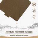 Touri Pottery Bats Set for Pottery Wheel - 6 Pack 7 Square Inner Bats Only, Ceramic Tools for Pottery Making, Brown