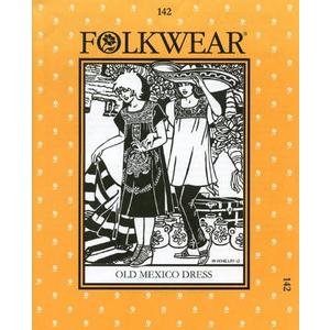 Folkwear 142 Old Mexico Dress Costume Sewing Pattern