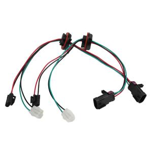 2PCS Headlight Wiring Harness Lamp Light Wire for 2012-2018 Ram 2500/3500/4500/5500, 2011-2022 Ram 1500 - Only for Quad Halogen, Replaces 68193062AB 68193062AA