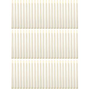 Treela 72 Pcs Flameless LED Taper Candles Battery Operated Candles Bulk 11 Inch Flickering Fake Candlesticks with Warm Light for Valentines Day Church Wedding Party Battery Not Included(Classic,Ivory)