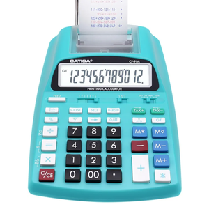 CATIGA New & Upgraded 2024 Printing Calculator Adding Machine 10 Key, Desktop Home Office Calculator with Paper Roll Print Out, Accounting Business Finance