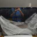20x24 Inch Black Metal Framed Bathroom Mirror for Wall