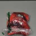 Qilmy Door Cover Decoration, Party Accessory Porch Decor for Festive Ornament Indoor Outdoor Covering 35 x 79 Inch, Red Christmas Balls