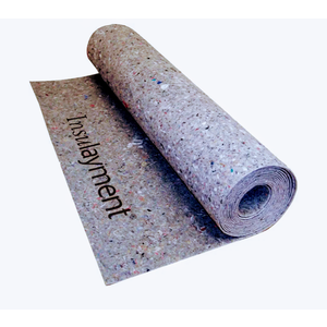 Laminate, Wood, and Tile Flooring Underlayment (Floating, Glue Down, or Nail Down)- Sound Reduction, Compression Resistant, Insulating 3'x33.3' Roll