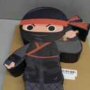 Ninja Piata Mini with Blindfold for Birthday Party Supplies, Bat and Filler for Birthday Party Decorations, Boys Girls and Adults Game Warrior Halloween Favors