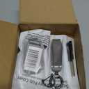 for Kia Key Fob Cover Accessories- Matte TPU Key Fob Cover with Leather Keychain for TellurideCarnival,K5 gt line K5 Forte K4 Sorento Sportage and More (Matte Gray, Model 2)