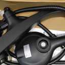 High Pressure Rain Shower Head: Upgrade Shower Heads with Handheld Spray Combo with Fixed Showerhead and 10 Sprays Handheld Shower Head, Detachable Shower head Built-in Magnetic Docking and Power Jets (2.5GPM, Black)