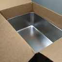 Stainless Steel Litter Box,XXL Metal Cat Litter Box for Big Cats 8IN Deep, Cat LitterBox High Sided Pet Toilet Easy to Clean,Cats Litter Pan for Adult Cats,Non Stick, No Smell