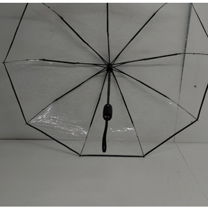 REPEL Automatic Rain Umbrella, Clear Foldable Travel Umbrella Windproof Portable Umbrella for Outdoor Wedding Dating Camping
