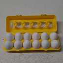 Coogam Matching Eggs 12 pcs Set Color & Shape Recoginition Sorter Puzzle for Toddlers Easter Travel Game Early Learning Educational Fine Motor Skill Montessori Gift for Year Old Kids