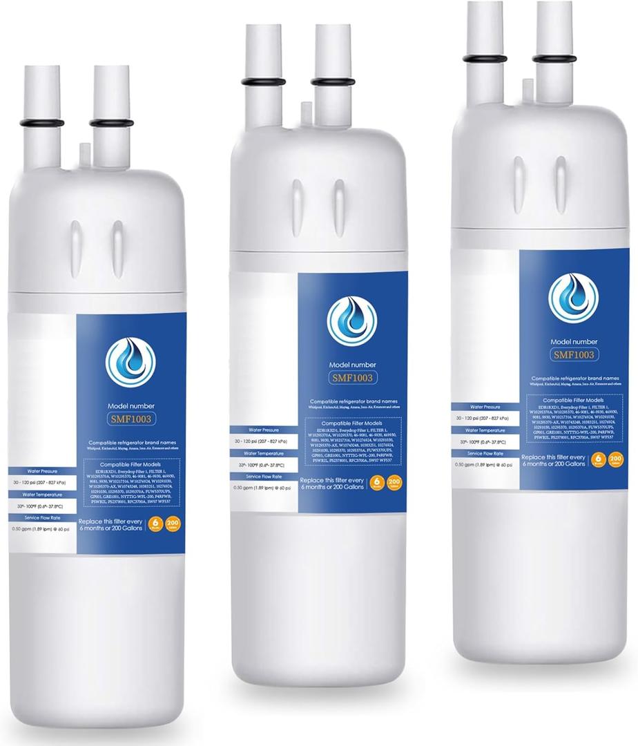 Replacement for EDR1RXD1, W10295370A, WHR1RXD1, Compatible with Kenmore 46-9081, 9081, 46-9930, 9930, P4RFWB, P8RFWB2L, W10276924, W10291030-3 Packs