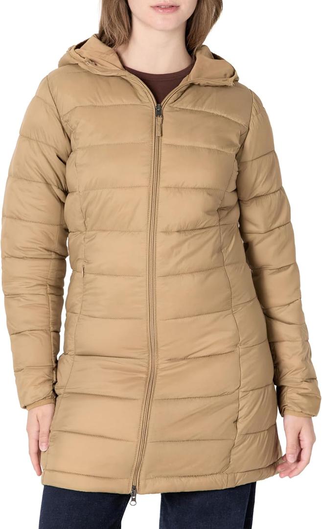Amazon Essentials Womens Lightweight Water-Resistant Packable Hooded Puffer Coat, XX Large