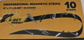 X-bet Professional Magnetic Strips with Adhesive Backing