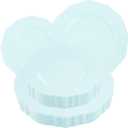 60pcs Mint Green Plastic Plates - Baroque Dinner Plates Including 30 Green Plates Disposable10.25inch, 30 Dessert Plates 7.5inch for Upscale Wedding/Party