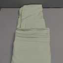 Deep Pocket Rayon Bed Sheet - Luxury 2200 Embroidered Wrinkle, Fade and Stain Resistant Sheets - Mint Green Full Size