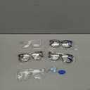 CCVOO Reading Glasses for Women/Men, Eyeglasses, Blue Light Readers for Women/Men, Computer Eye Glasses, Cheaters
Color: 2 Black/ 2 Transparent/ 1 Turtle, +1.25