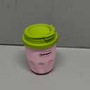 Travel Coffee Mug 10 oz Ceramic Lined Tumbler, Double Wall Stainless Steel Coffee Cup with Lid, Vacuum Spill Proof Mini Water Bottle, Insulated Thermal Mug for Home Office,Pink