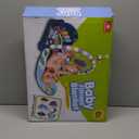 dearlomum Baby Play Mat Gym, Funny Play Piano Tummy Time Activity Mat with 5 Infant Sensory Toys, Music and Lights, Boy & Girl Gifts for Newborns 0 to 3 6 9 12 MonthsNew Blue