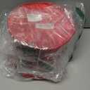 CiyvoLyeen Gingerbread Christmas Tree Topper, Red Top Hat with Candy Cane Gingerbread House Cookies Ornament Bows, Winter Holidays Xmas Tree Home Decoration, 3D Wreath Attachment Festive Gift Ideas