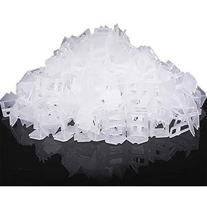 DGSL Tile Leveling System Clips - 500-Piece DIY Tiles Leveler Spacers - Tile Leveling System for Professional Ceramic Tile and Stone Installation (1/8 Inch)