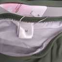 Women's High Waisted Bikini Sets Sporty Scoop Neck Cross Back Bathing Suit Two Piece Swimsuits for Women (Medium, Olive)