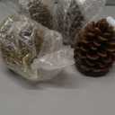 Scented Pine Cone Candle Set of 3  Rustic Fall Decor, Handmade Soy Wax Candles, Autumn Thanksgiving Christmas Decorations & Holiday Centerpieces